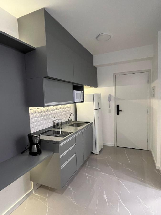 Gray One - Apto Novo, Moderno, Varanda, Poucos Passos Da Estacao Luz 圣保罗 外观 照片